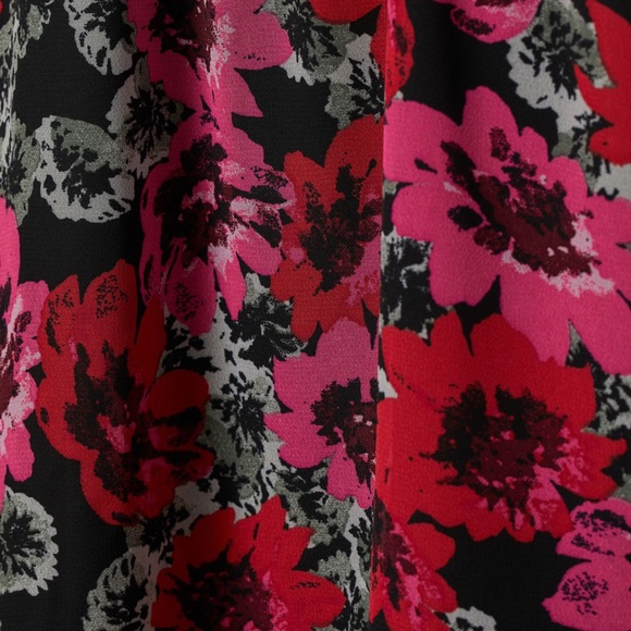 Floral Long Sleeve Dress - Picture 2 of 2